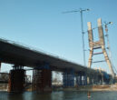 Budowa mostu audostradowego, Wrocław